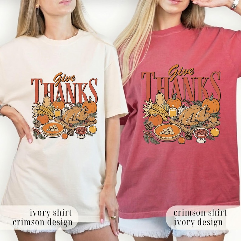 Give Thanks Thanksgiving Shirt Vintage Turkey Dinner Graphic Fall give-thanks-thanksgiving-shirt-vintage-turkey-dinner-graphic-fall