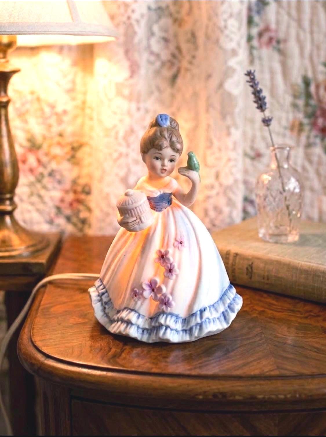 Porcelain Girl Night Light - Etsy