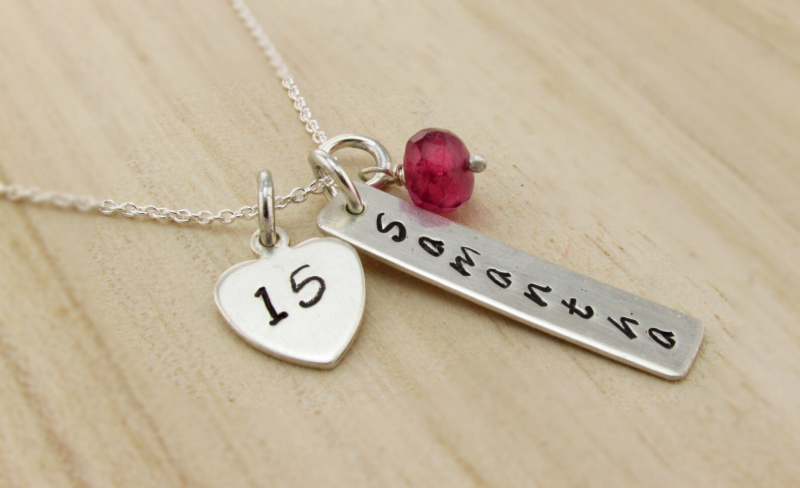 Quinceañera Necklace Quinceanera Gift for Teen Personalized Etsy