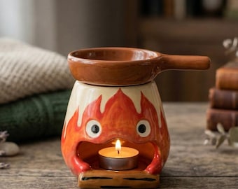 Calcifer Inspired Handmade Ceramic Wax Melts