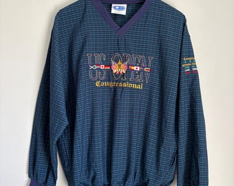 Vintage US Open Golf 1997 Congressional Golf Course Pullover / Wind Jacket - L