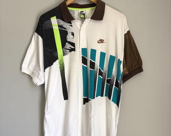 Vintage Nike Challenge Court Tennis Polo - Medium - **READ**
