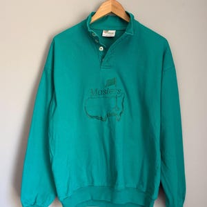 Vintage Masters Golf Button Pullover - Tag XL, fits L