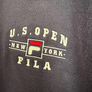 Vintage Fila US Open New York Sweatshirt Crewneck L image 2