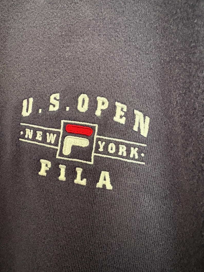 Vintage Fila US Open New York Sweatshirt Crewneck L image 2