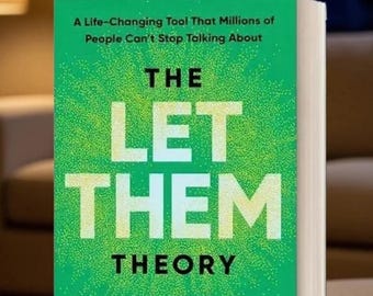 The Let Them Theory by Mel Robbins, Paperback Self-Help Book