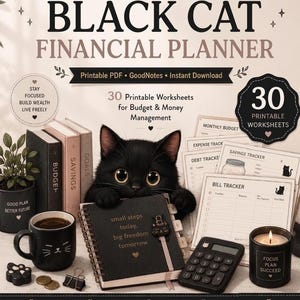 Financial Planner Bundle | Budget & Finance Tracker Printable PDF | Money Management Workbook