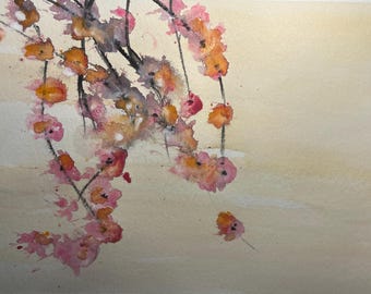 Blüten | Original-Aquarellgemälde | Kunstwerk Nr. 964