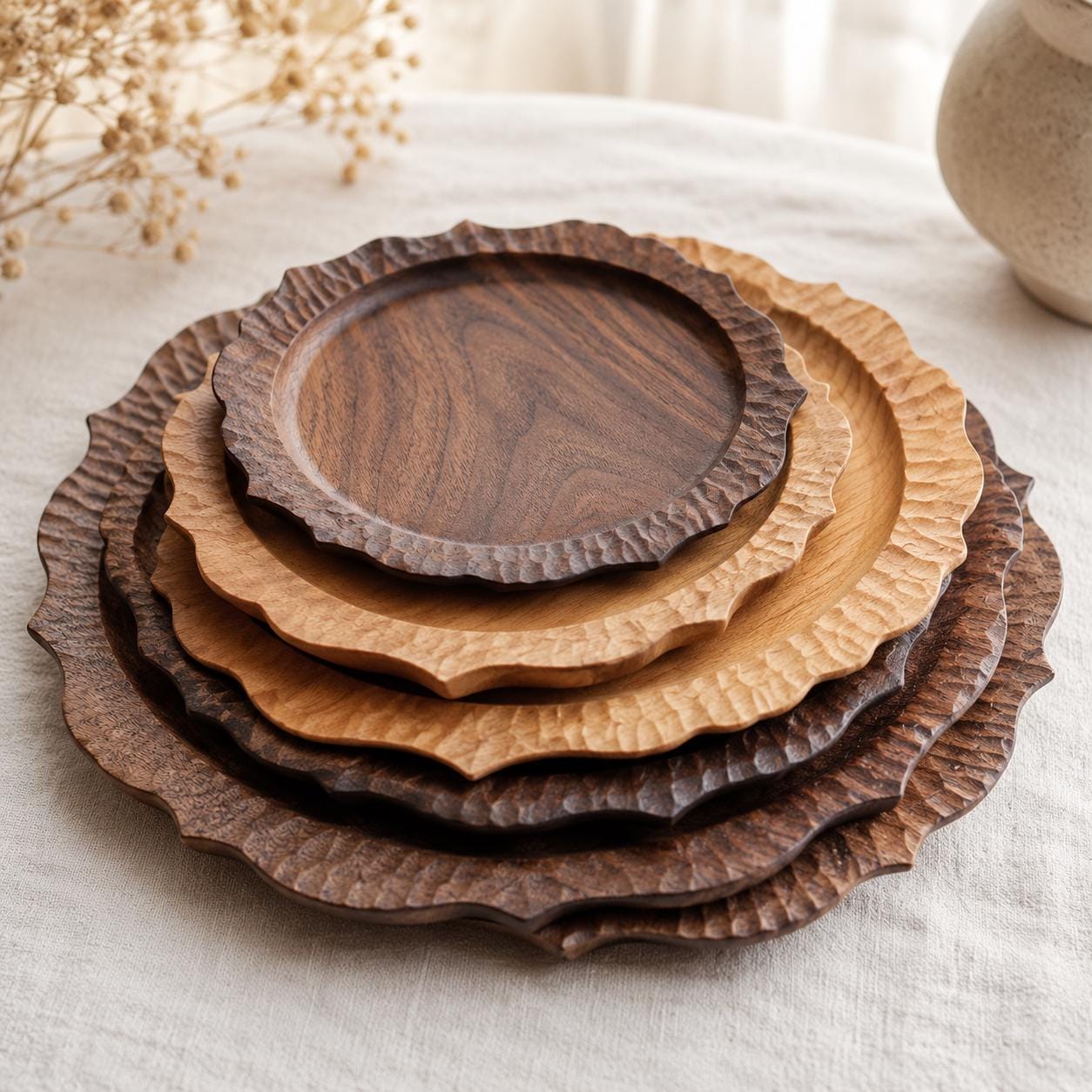 Holz platzteller