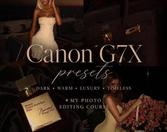 10 Lightroom presets inspired by Canon G7X + My photo editing course