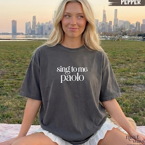 Y2K Sing to me Paolo Shirt, Lizzie Mcguire Shirt, Lizzie Concert, Trendy Shirt, 2000s Tshirt, Vintage-Inspired Shirt, Hilary Duff Shirt