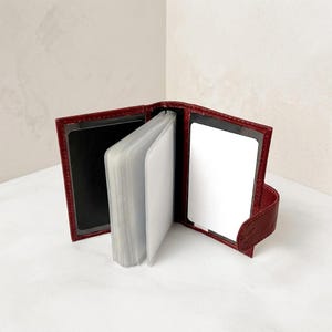credit card binder Inkline Business Card Holder, Professional PU Leather Name Card Book H Aimoh