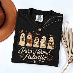 Activités paranormales PNG, sublimation d'Halloween amusante pour paraprofessionnels, t-shirt mignon fantôme pour l'équipe SPED PNG, PNG tendance automne, cadeau pour l'équipe paraprofessionnelle