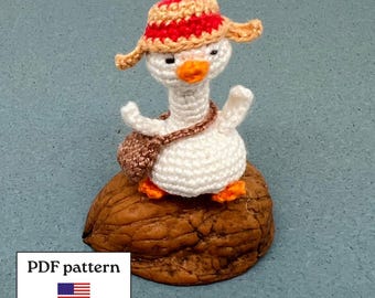 Häkelanleitung für eine Mini-Gänse (PDF, Englisch, USA) | Mini-Gänse Amigurumi