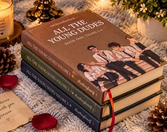 Colección de libros "All the Young Dudes", 3 volúmenes en tapa dura, libros de fanfiction de los Merodeadores, regalo inspirado en el Mundo Mágico.