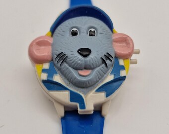 Rare novelty ROLAND RAT quarts watch, britsh iconic children's character for collectors.