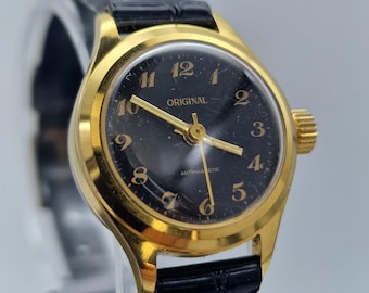 Vintage ORIGINAL ladies manual mechanical wind dress watch with Arabic indices