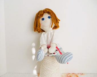 Kate - Handcrafted Cloth Doll