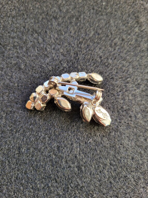 La-Rel Midcentury Rhinestone Pin View 6
