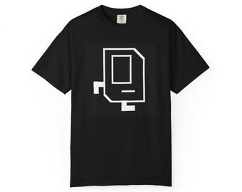Karel Python Icon Black T-shirt | Minimal Tech Graphic