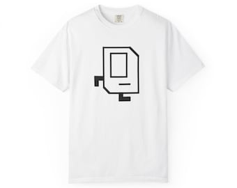 Karel Python Icon White T-Shirt | Minimal Vintage Computer Graphic