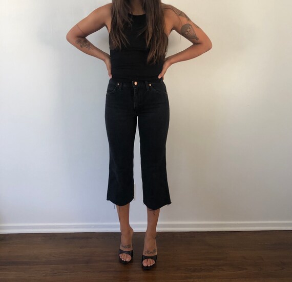 Black Wrangler Denim Jeans