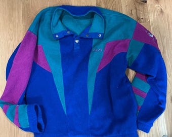 Vintage Fila XL Fleece Pullover