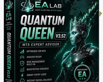 Quantum Queen V3.52 MT5 | High-Performance Gold Trading Software | MetaTrader 5 EA