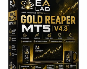 Gold Reaper MT5 EA V4.3 | Automated XAUUSD Trading Robot (Digital Download)