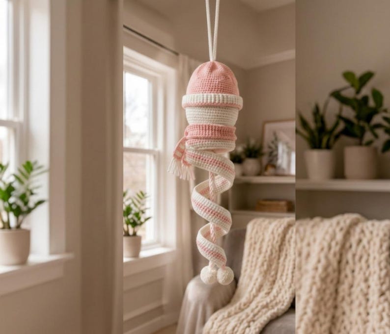 Crochet Spinning Snowman Pattern PDF, Christmas Amigurumi Ornament, Twister Snowman Crochet Tutorial, Hanging Holiday Decor 
Snowman Crochet Pattern PDF, Christmas Amigurumi Ornament, Spiral Hanging Decor Tutorial, Instant Download 
Crochet Spinning Snowman Pattern PDF, Christmas Amigurumi Ornament, Twister Wind Spinner Crochet Tutorial, Hanging Holiday Decor