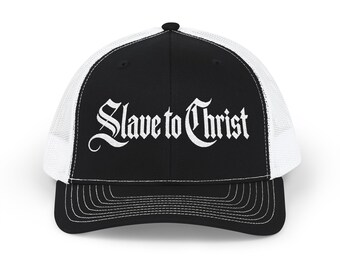 Slave to Christ Snapback Cap | Christian Faith Trucker Hat