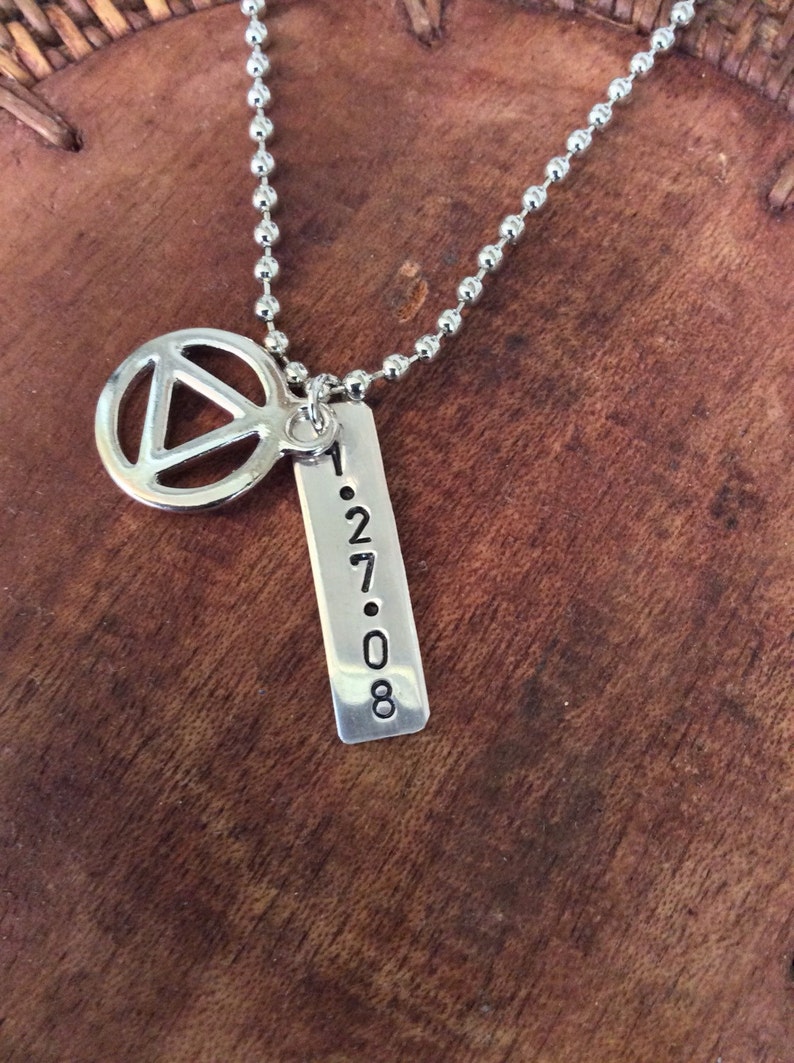 Sterling Silver Tag Hand Stamped With Date. Sterling Silver NA - Etsy