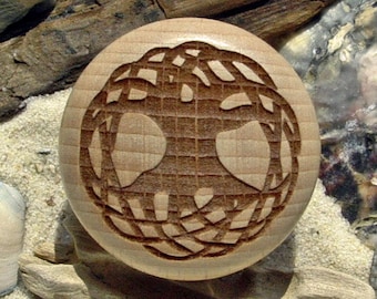 Meubles sur arbre celtique de la vie Gravure hêtre Meubles bouton décoration celtique avec vis