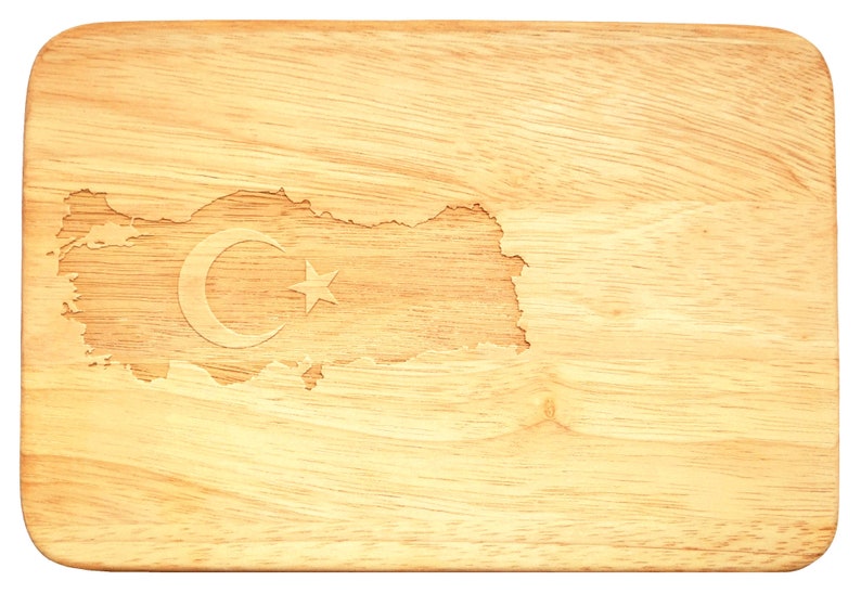 Breadboard Turkey Turquoise Breakfast Board Turkish Serving Board Gift Idea image 2