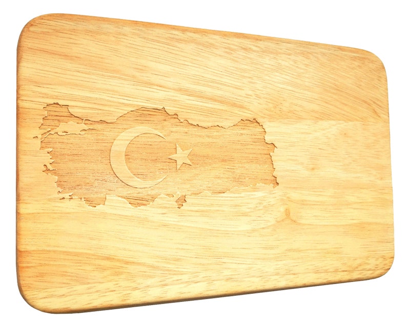 Breadboard Turkey Turquoise Breakfast Board Turkish Serving Board Gift Idea image 1