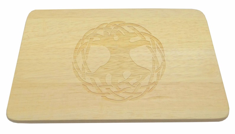 Breakfast board Tree of Life engraving Yggdrasil-Breakfast Board-engraving-Tree of Life