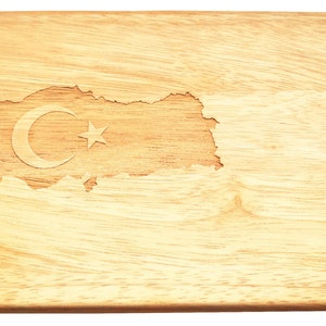 Breadboard Turkey Turquoise Breakfast Board Turkish Serving Board Gift Idea image 3