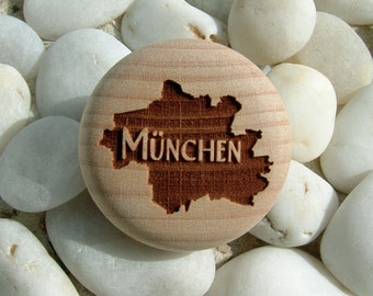 Meubles à Munich Gravure Bavière Allemagne Hêtre Gravure en bois avec vis