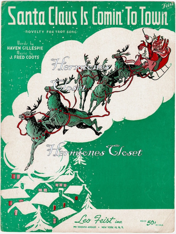 Free Printable Santa Claus Is Coming To Town Gift Tags