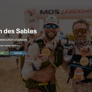 Marathon des Sables Preparation Playbook, Race Report & Nutrition Plan