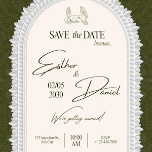 Classy Save the Date!