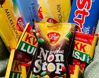 Noors chocoladeassortiment | Mix van melk, pure en witte chocolade