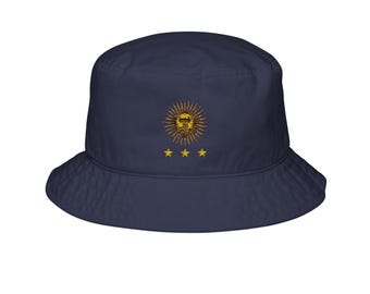 Argentina Bucket Hat Sun of May Embroidered Hat Argentine Soccer Fan Cap Football Supporter Summer Beach Hat