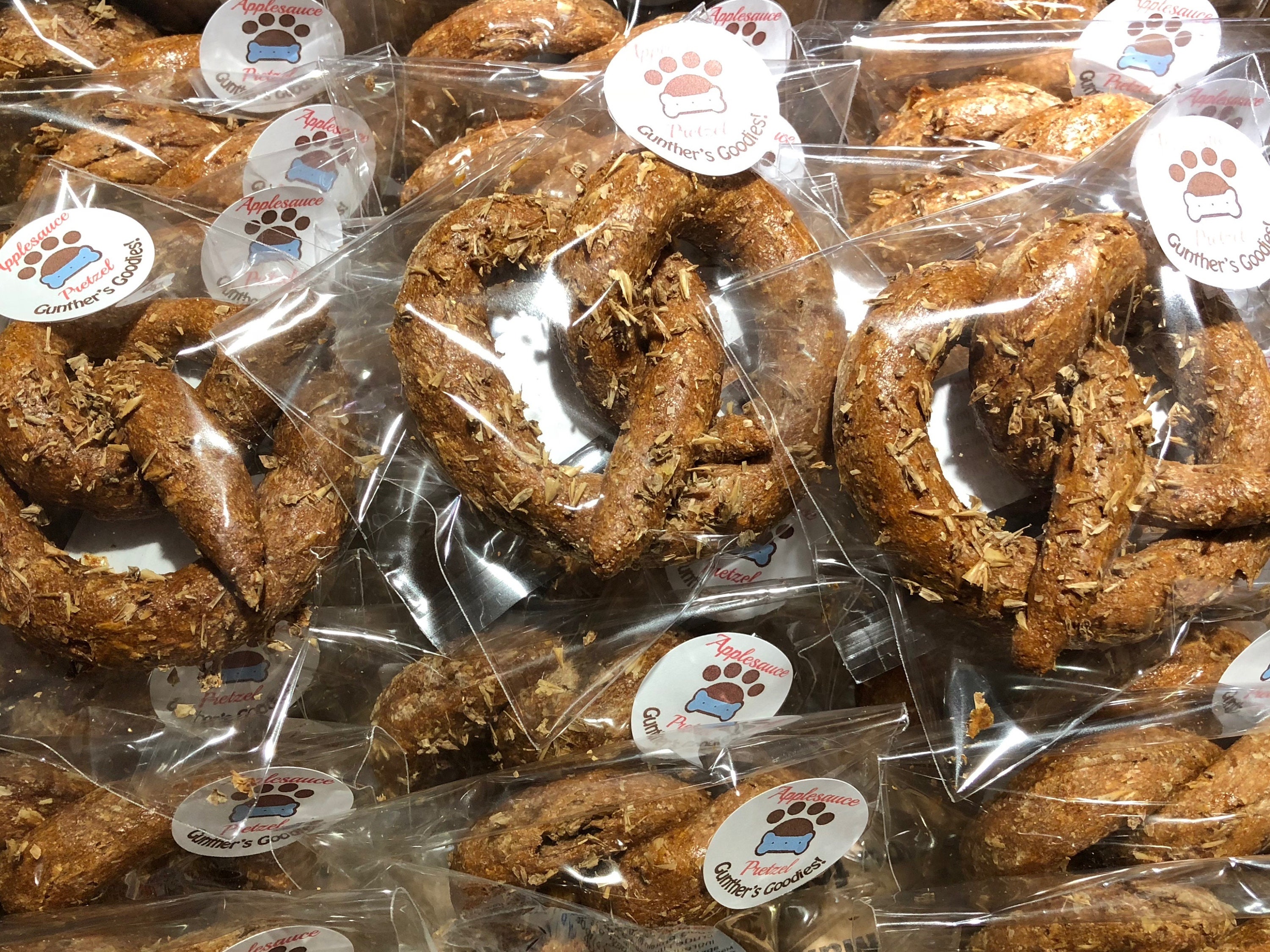 Dog Treats Multi Pack of 3 Handmade Applesauce Pretzels for Etsy UK