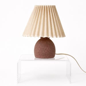 Vintage Pink Ceramic Lamp Base | Mid Century Modern Retro Accent Lighting