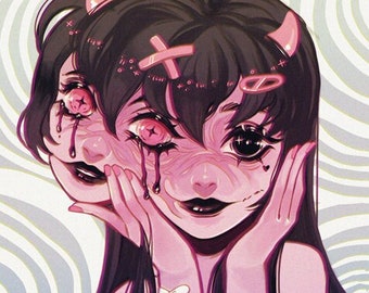 Pastel Tomie - *MINI PRINT*