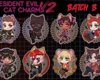 Pendentifs pour chat Resident Evil LOT B *PRÉCOMMANDE*