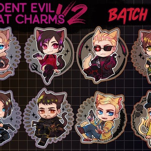 Resident Evil Cat Charms V2