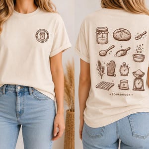 Sourdough Shirt, Starter Culture Baker Gift, Bread Lover Tee