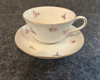 Vintage Rosenthal Helena kop- en schotelset, fijn porselein, Duitsland
